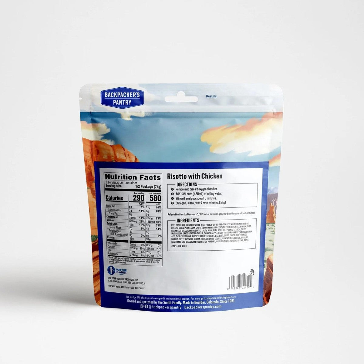 Backpackers Pantry Risotto with Chicken