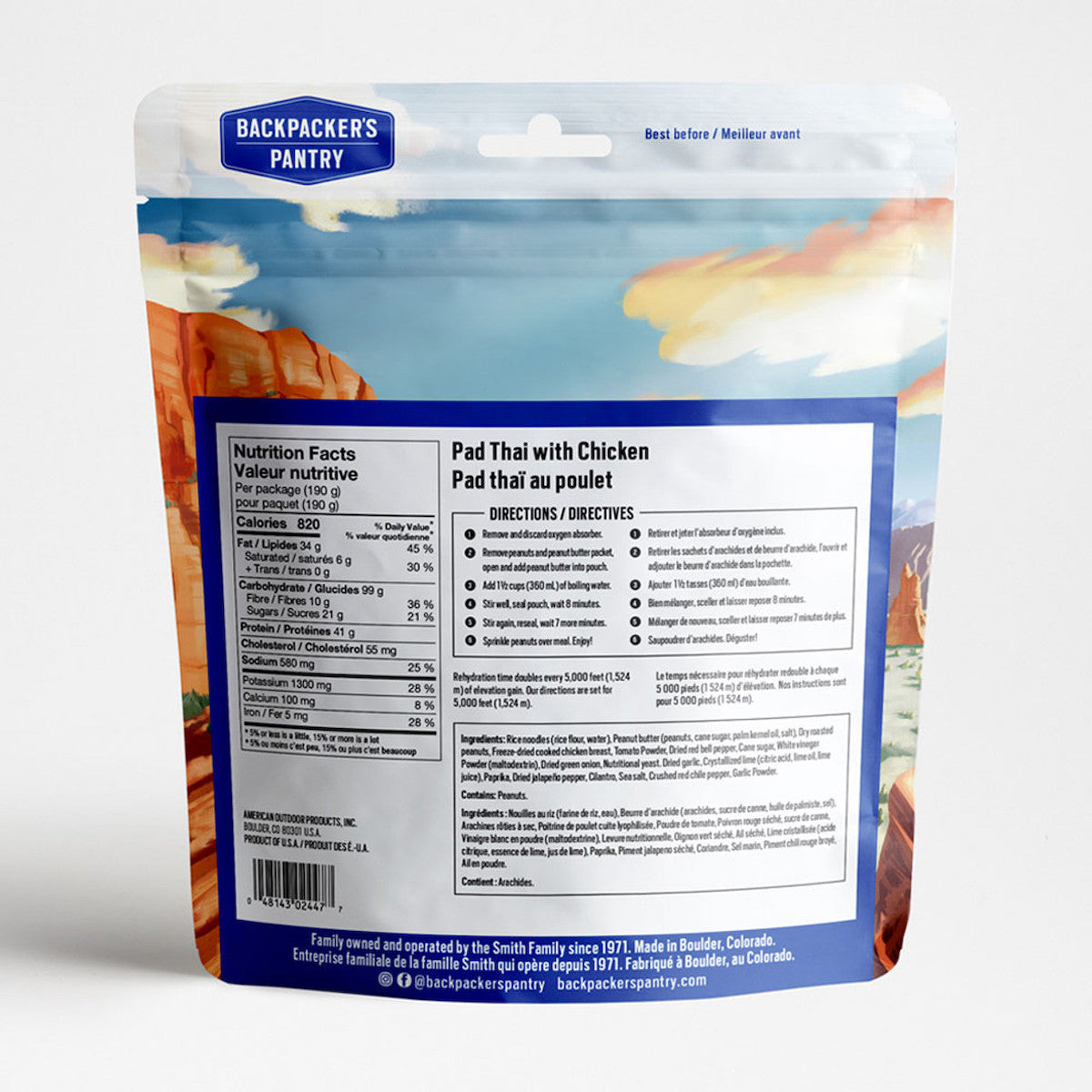 Backpackers Pantry Pad Thai with Chicken