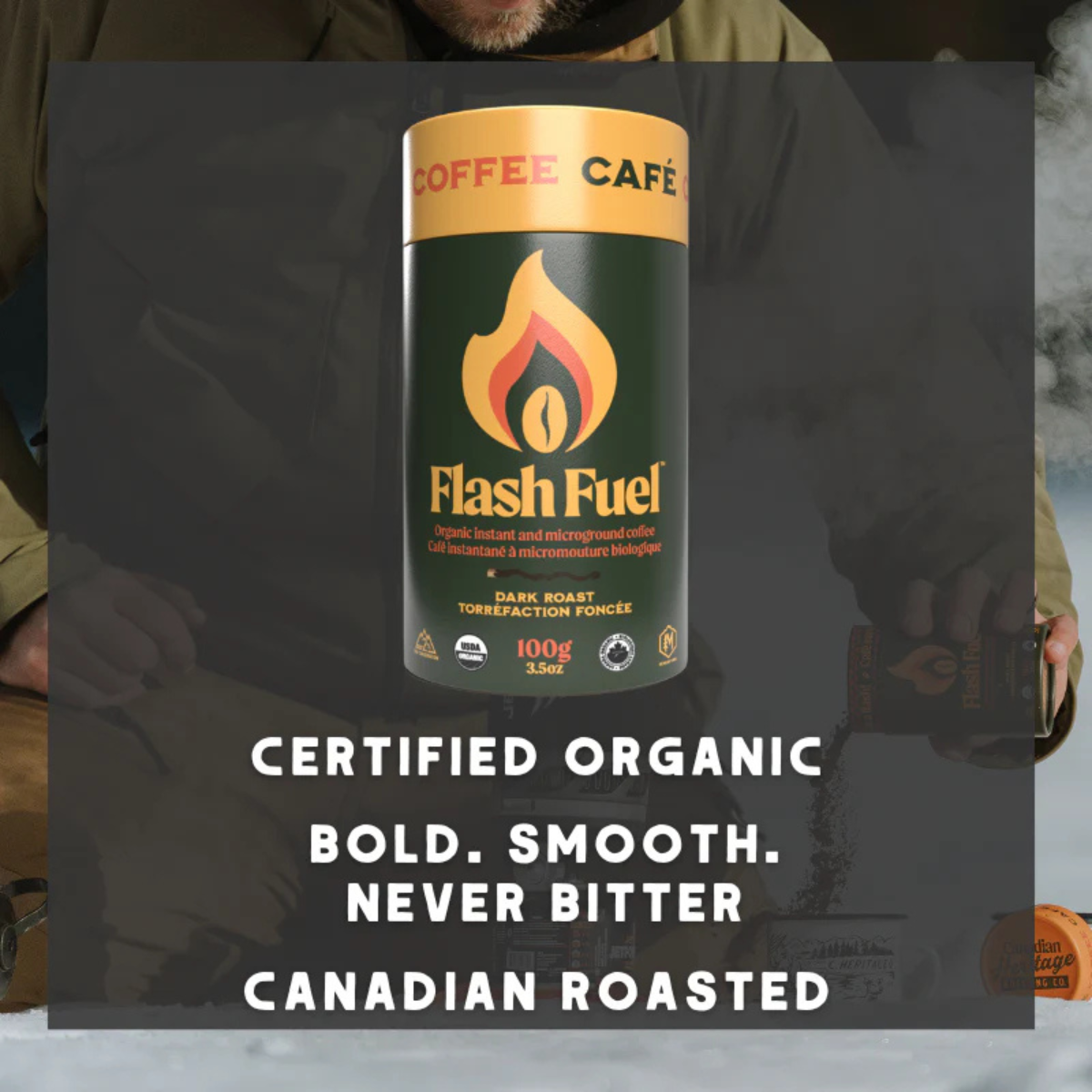 Calgary Heritage Company Flash Fuel Canister - Dark Roast