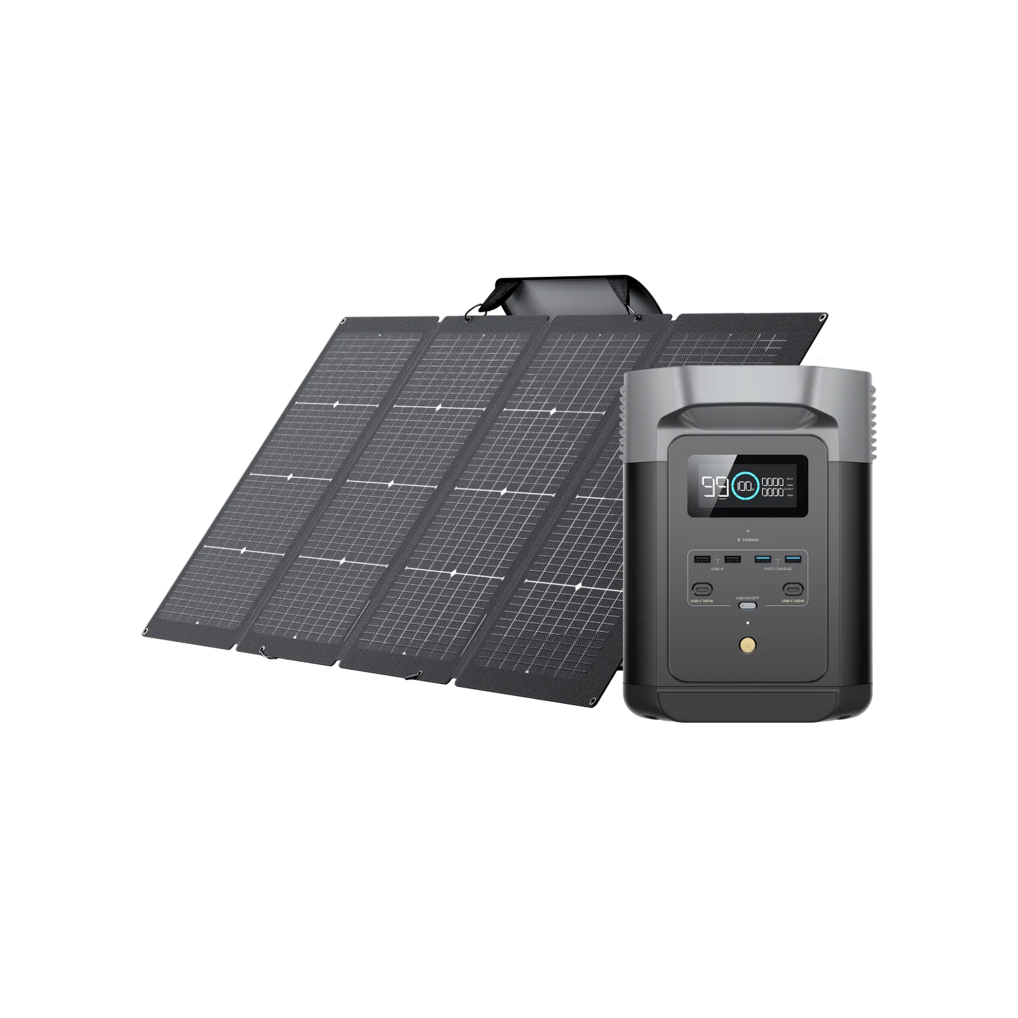EcoFlow Delta 2 Solar Generator (220W Panels)