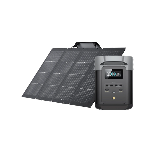 EcoFlow Delta 2 Solar Generator (220W Panels)