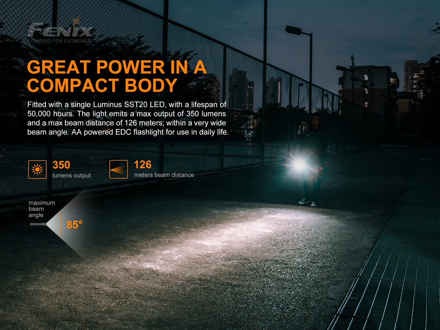 Fenix E20 V2 Flashlight