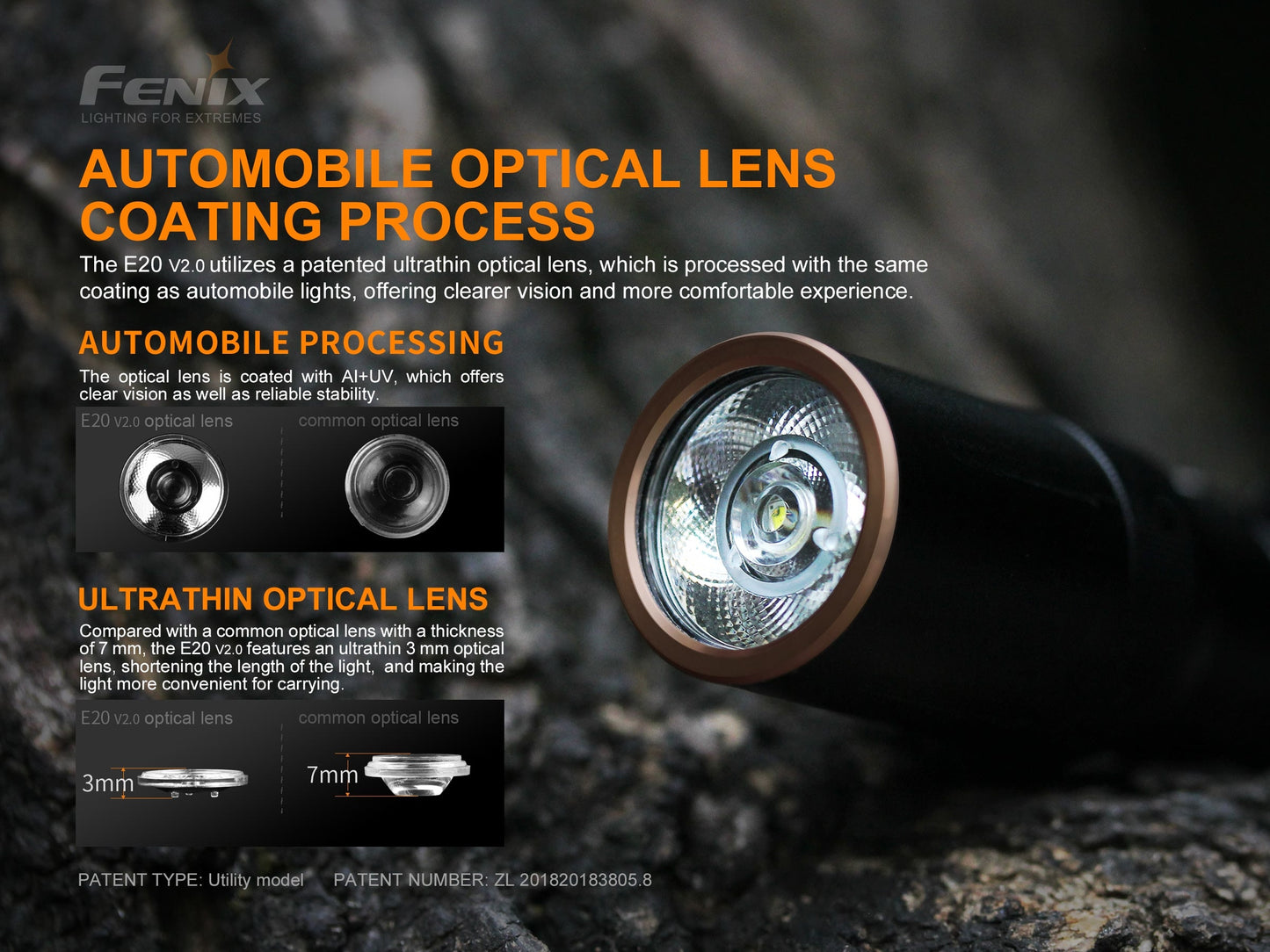 Fenix E20 V2 Flashlight