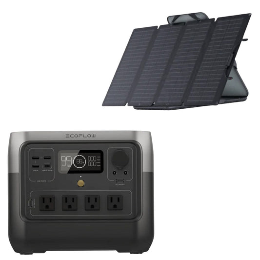 EcoFlow River 2 Pro Solar Generator (160W Panel)