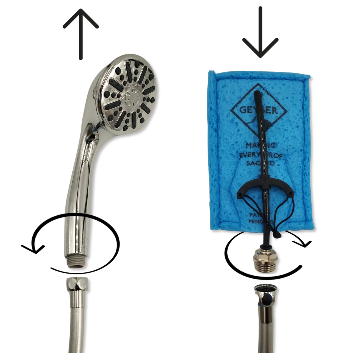 New! Geyser Half-Kit EcoShower
