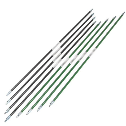 Esker Multi 10 X 10 Side Poles - Black - Green 8 Pk