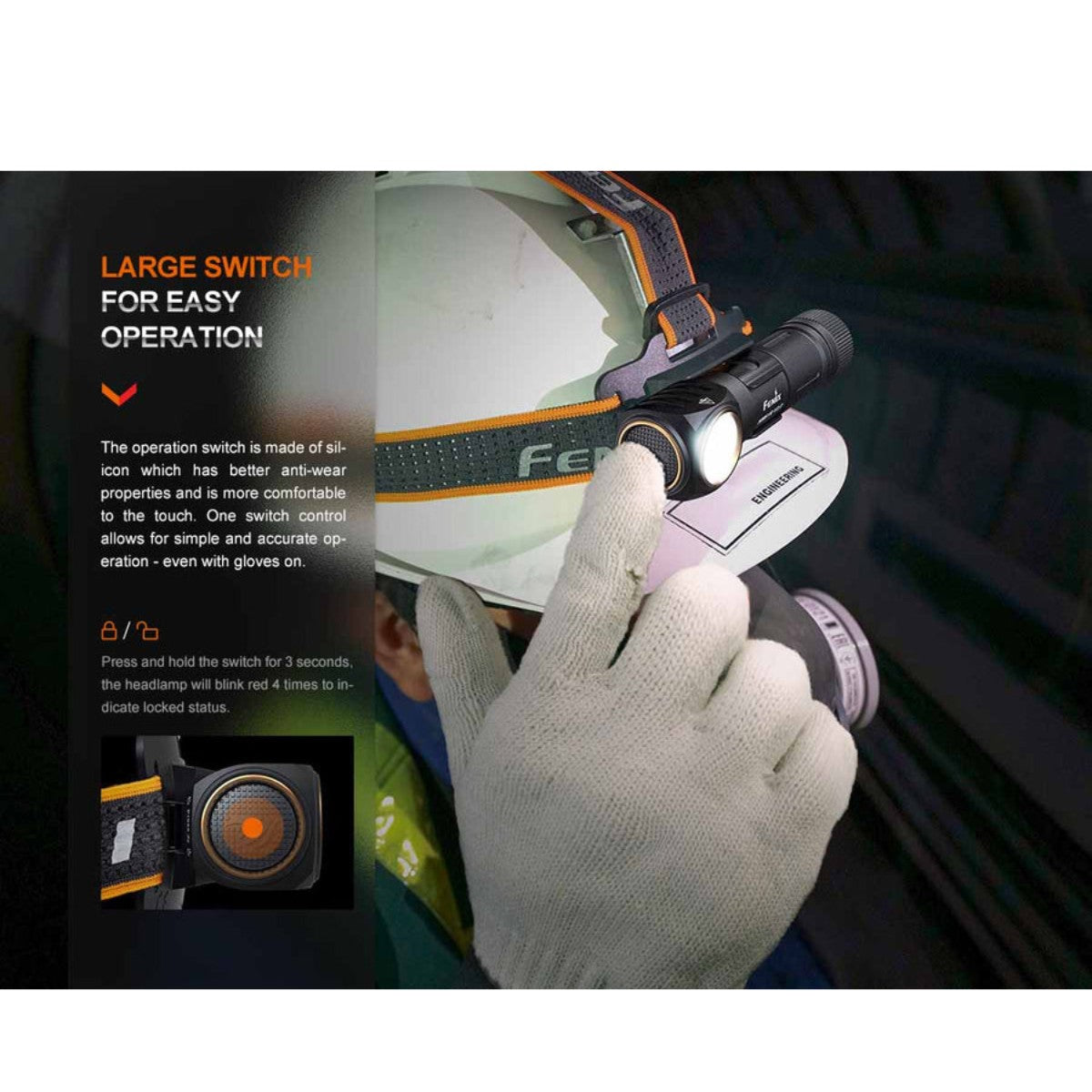 Fenix HM61R V1 Combo Headlamp / Flashlight