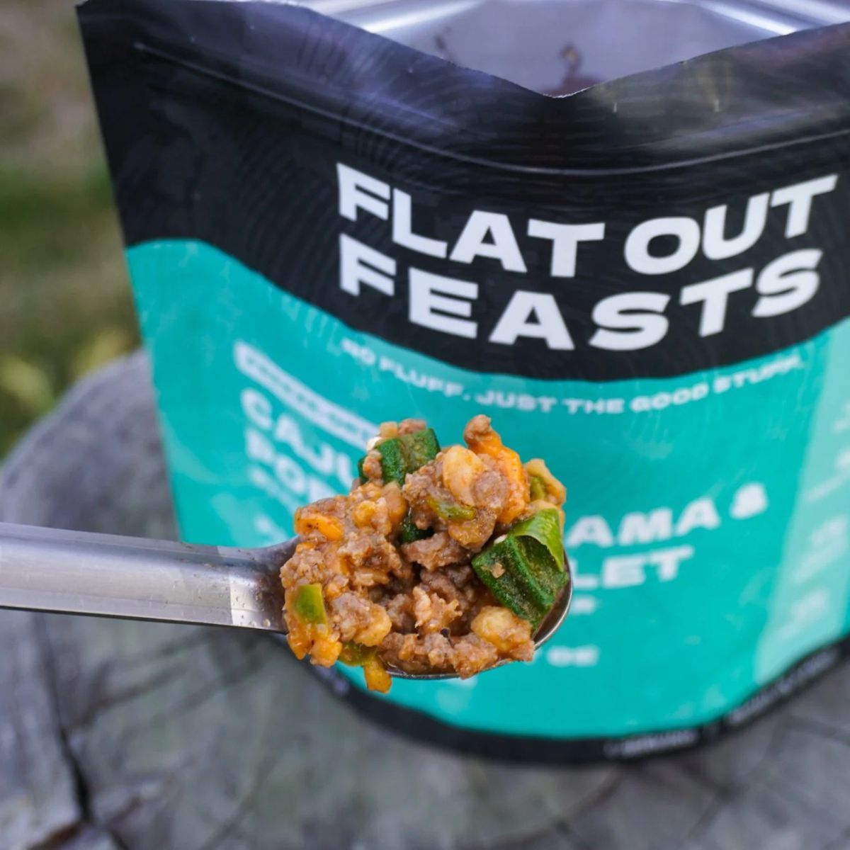 Flat Out Feasts Cajun Jicama and Pork Skillet