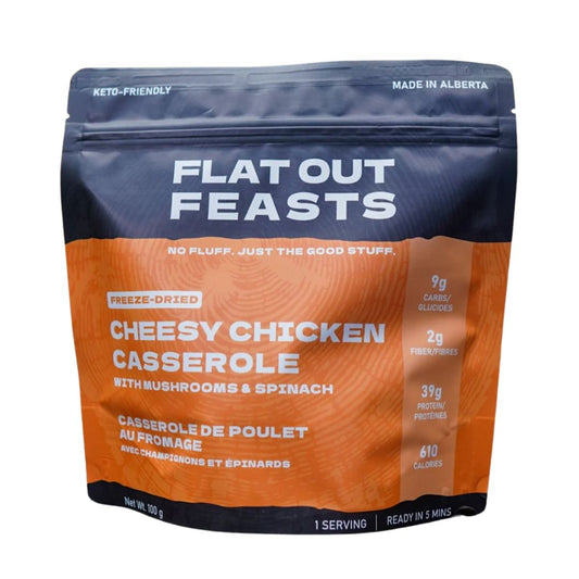 Flat Out Feasts Cheesy Chicken Casserole