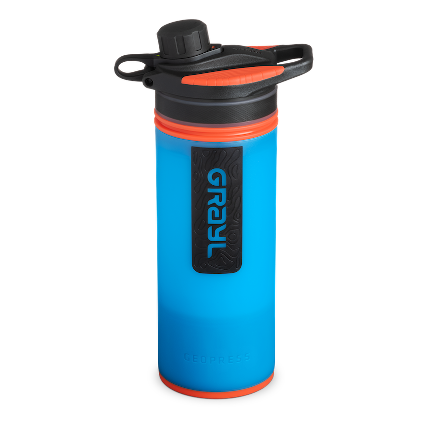 24 OZ Grayl GeoPress Water Purifier - Bali Blue