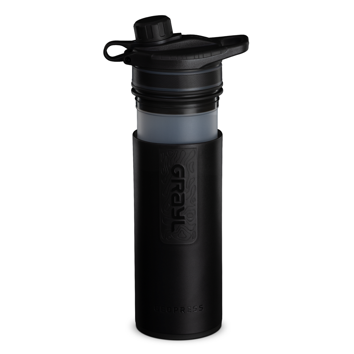 24 OZ Grayl GeoPress Water Purifier - Covert Black