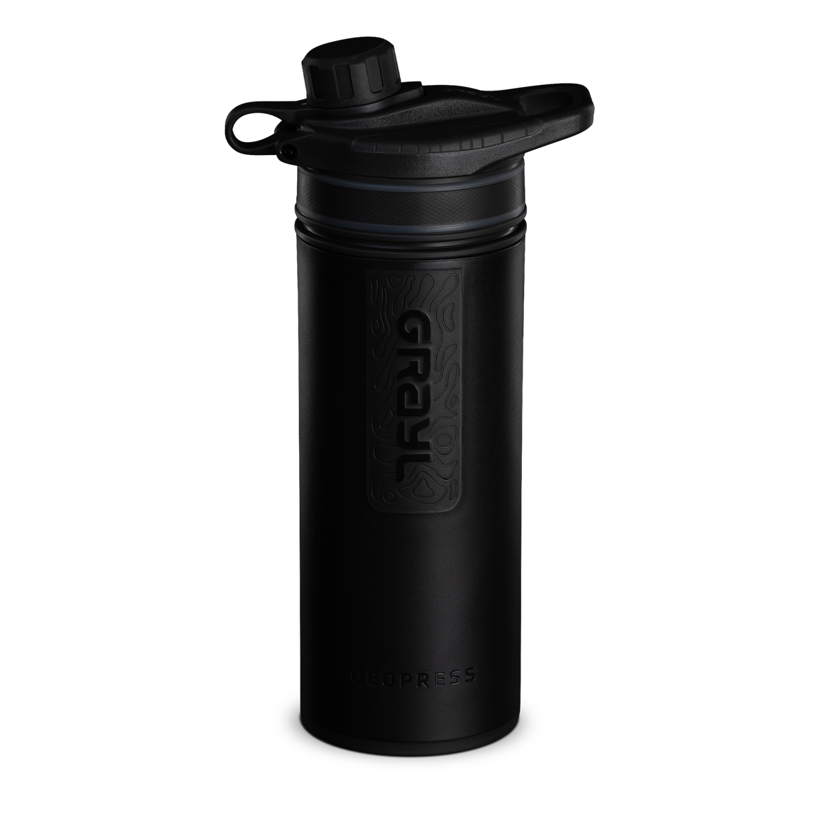 24 OZ Grayl GeoPress Water Purifier - Covert Black