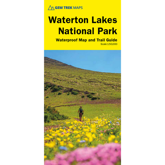 GemTrek Waterton Lakes National Park  Trail Map 5th Edition