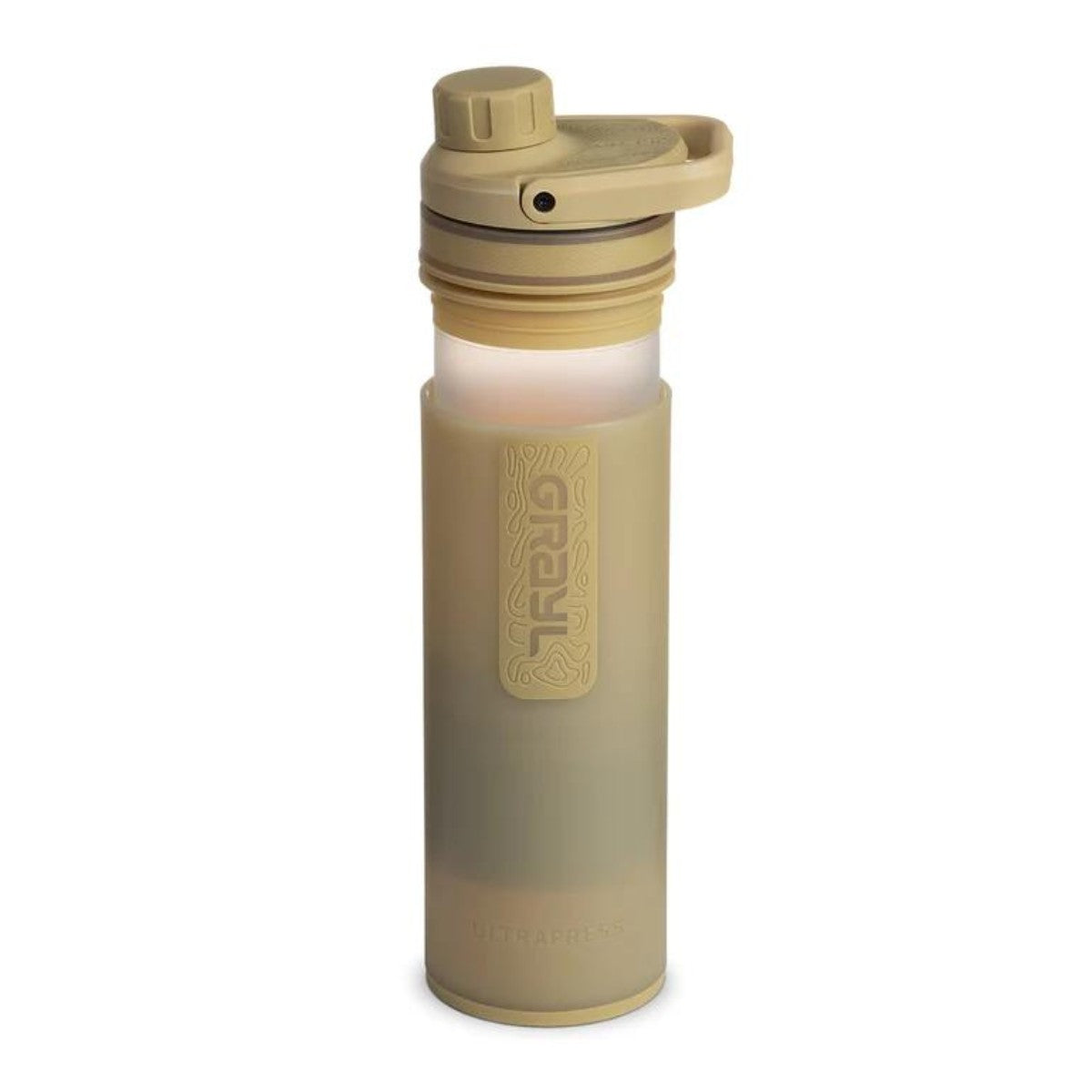 16 OZ Grayl GeoPress Ultrapress Water Purifier - Desert Tan