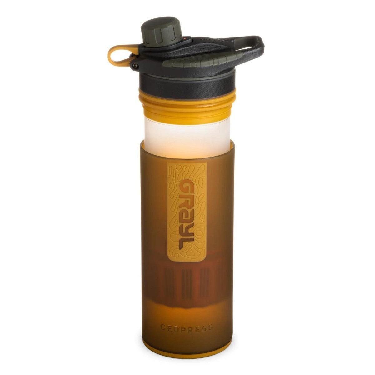 Grayl GeoPress 24 OZ Water Purifier Coyote Amber