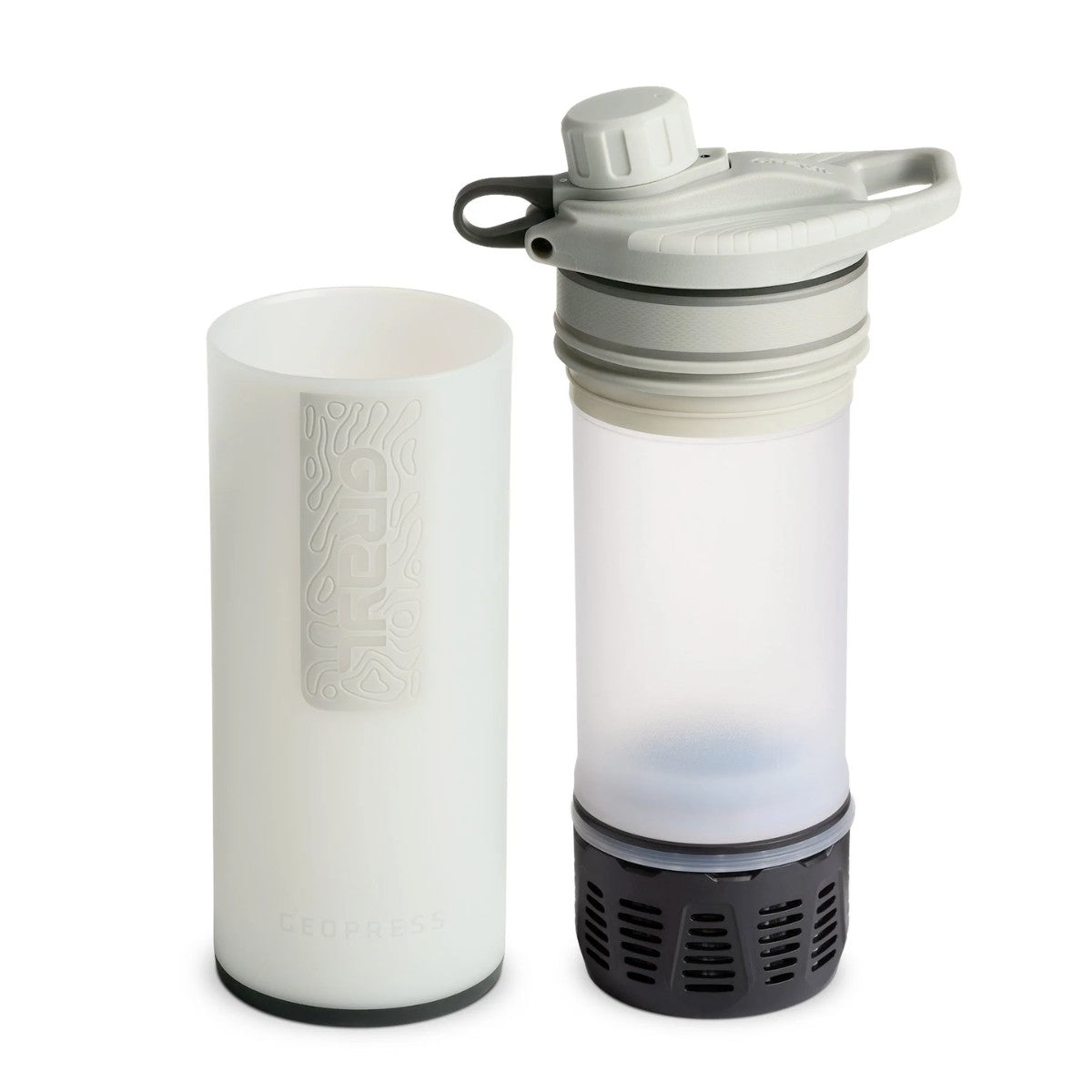 Grayl GeoPress 24 OZ Water Purifier - Peak White