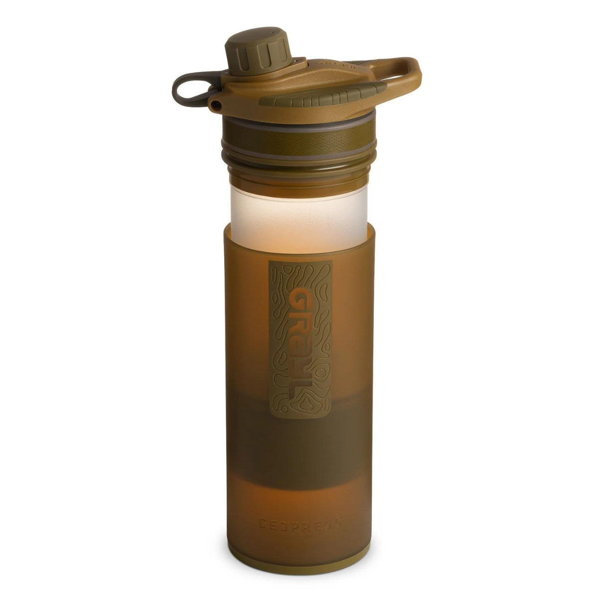 Grayl 24 OZ GeoPress Water Purifier - Coyote Brown