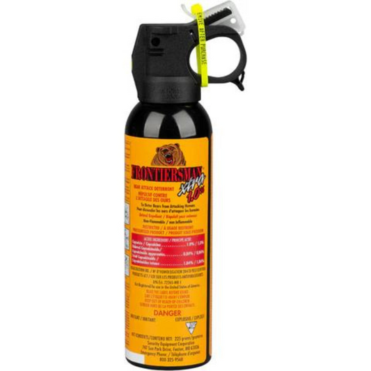Kodiak Frontiersman Xtra Bear Spray w/ Glow-in-the-Dark Safety Wedge