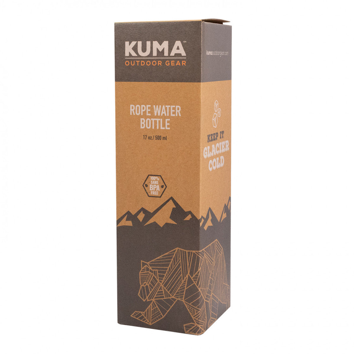 Kuma Rope Water Bottle - Black