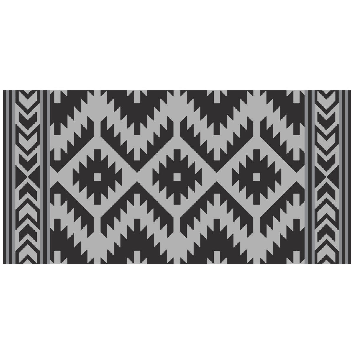 Striped Peaks Outdoor Mat 18'x9