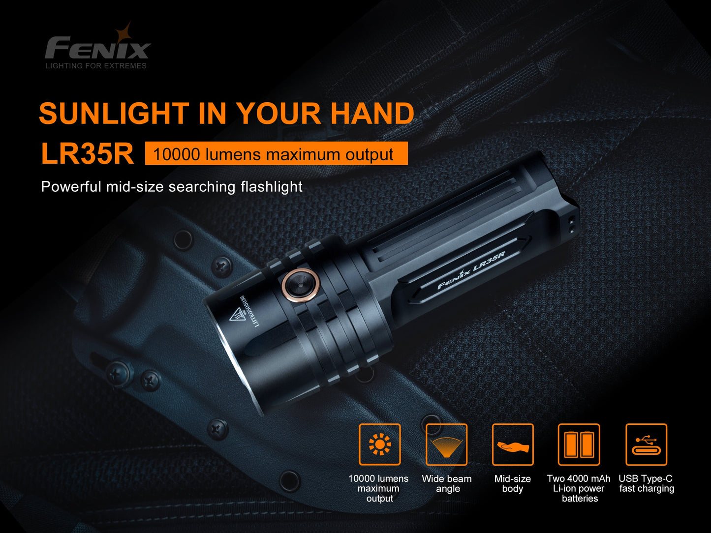 Fenix LR35R Flashlight