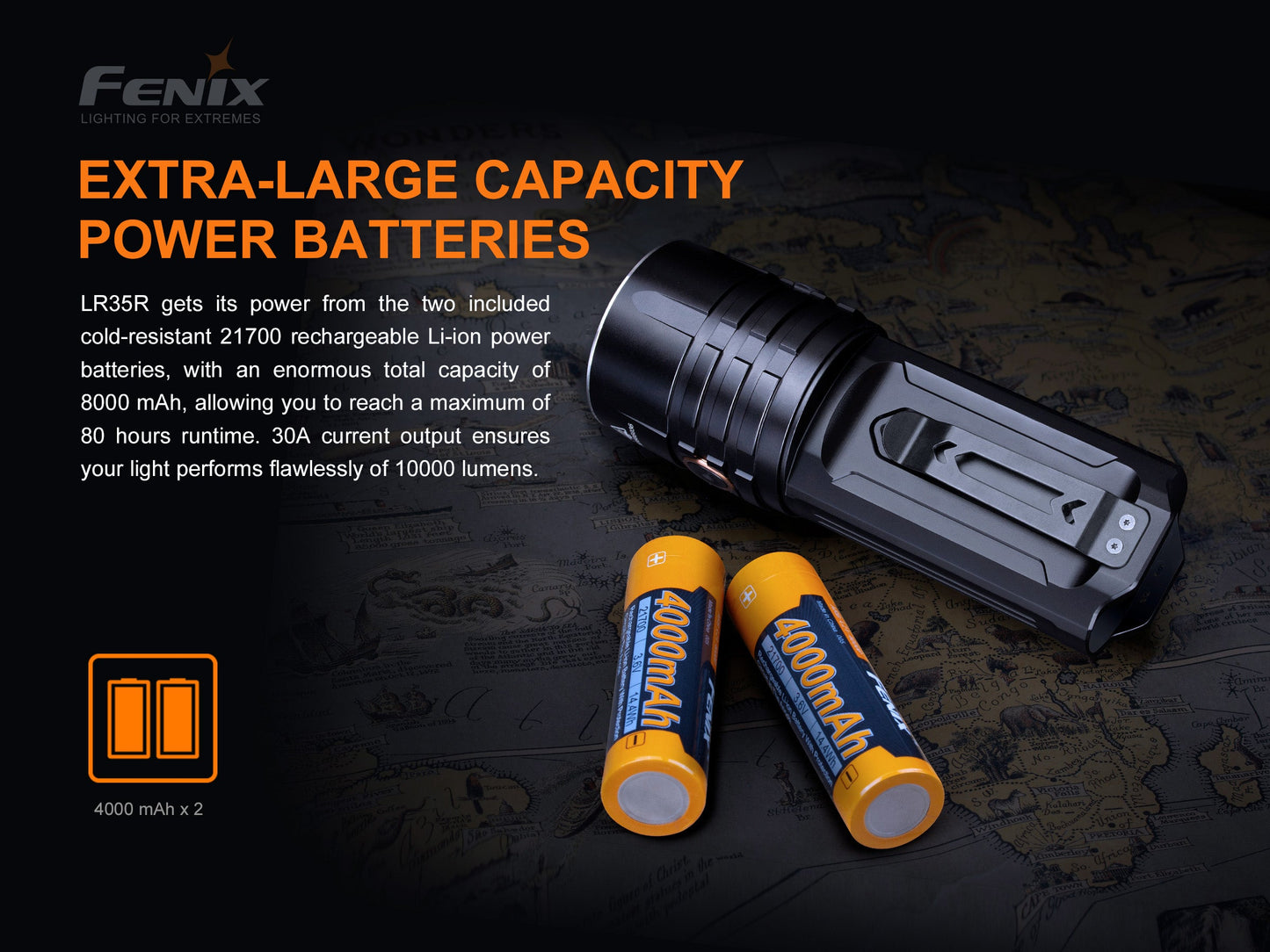 Fenix LR35R Flashlight