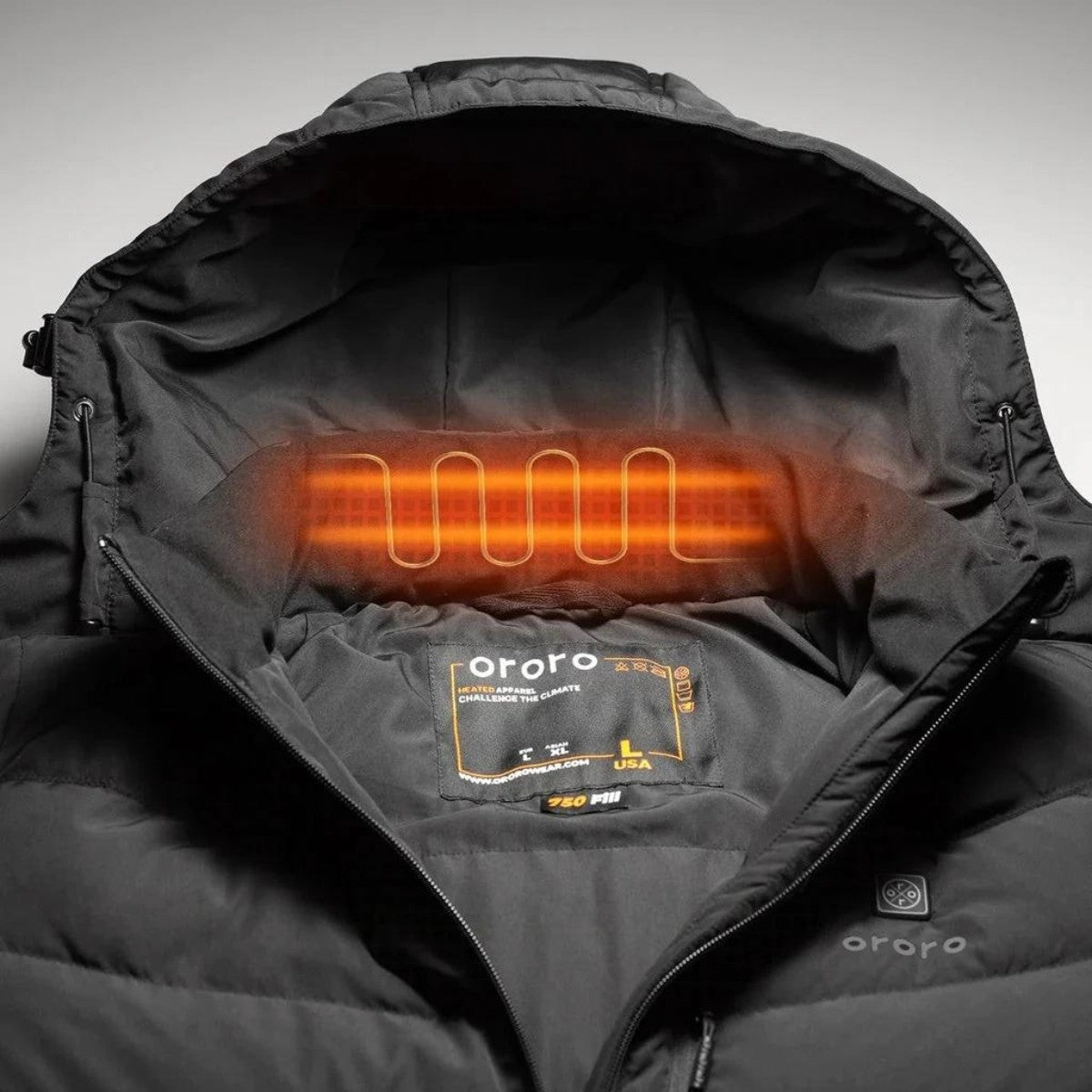 *CLEARANCE - FINAL SALE*  Ororo Mens Down Jacket - Black