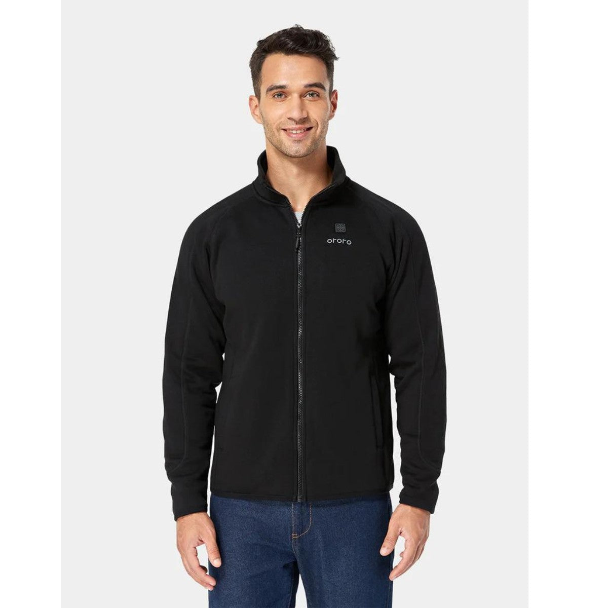 *CLEARANCE - FINAL SALE*  Ororo Mens 3 Zone Fleece Heated Jacket - Black
