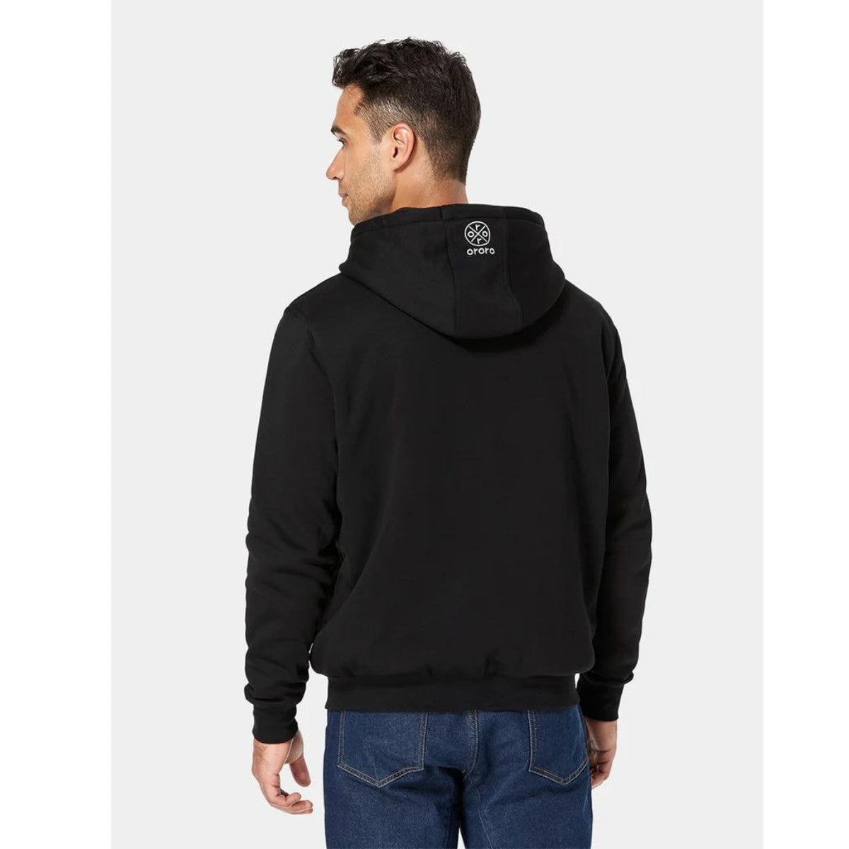 *CLEARANCE - FINAL SALE*  Ororo Unisex 3 Zone Heated Fleece Hoodie - Black