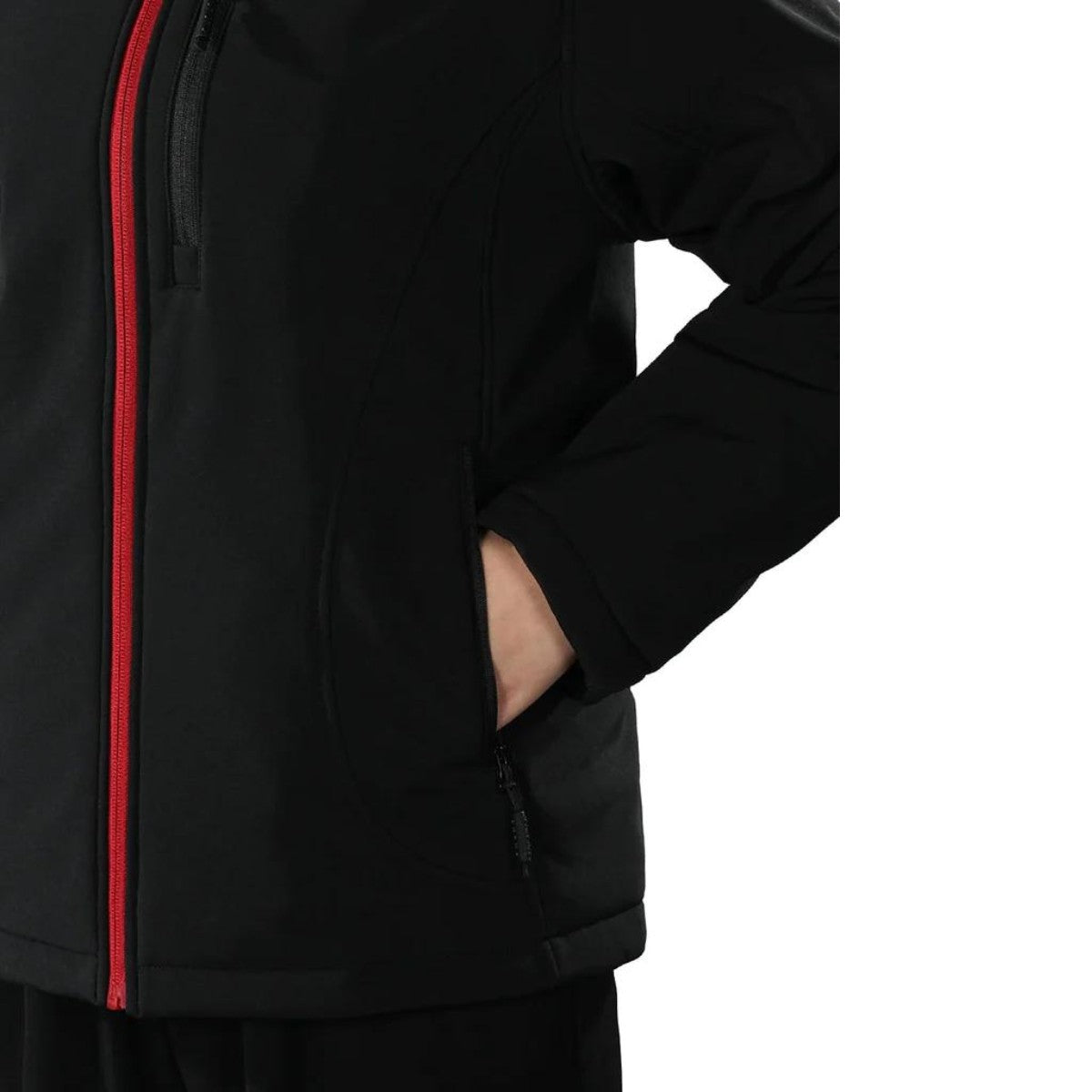 Ororo Women's 4 Zone Heated Classic Jacket - Black / Red