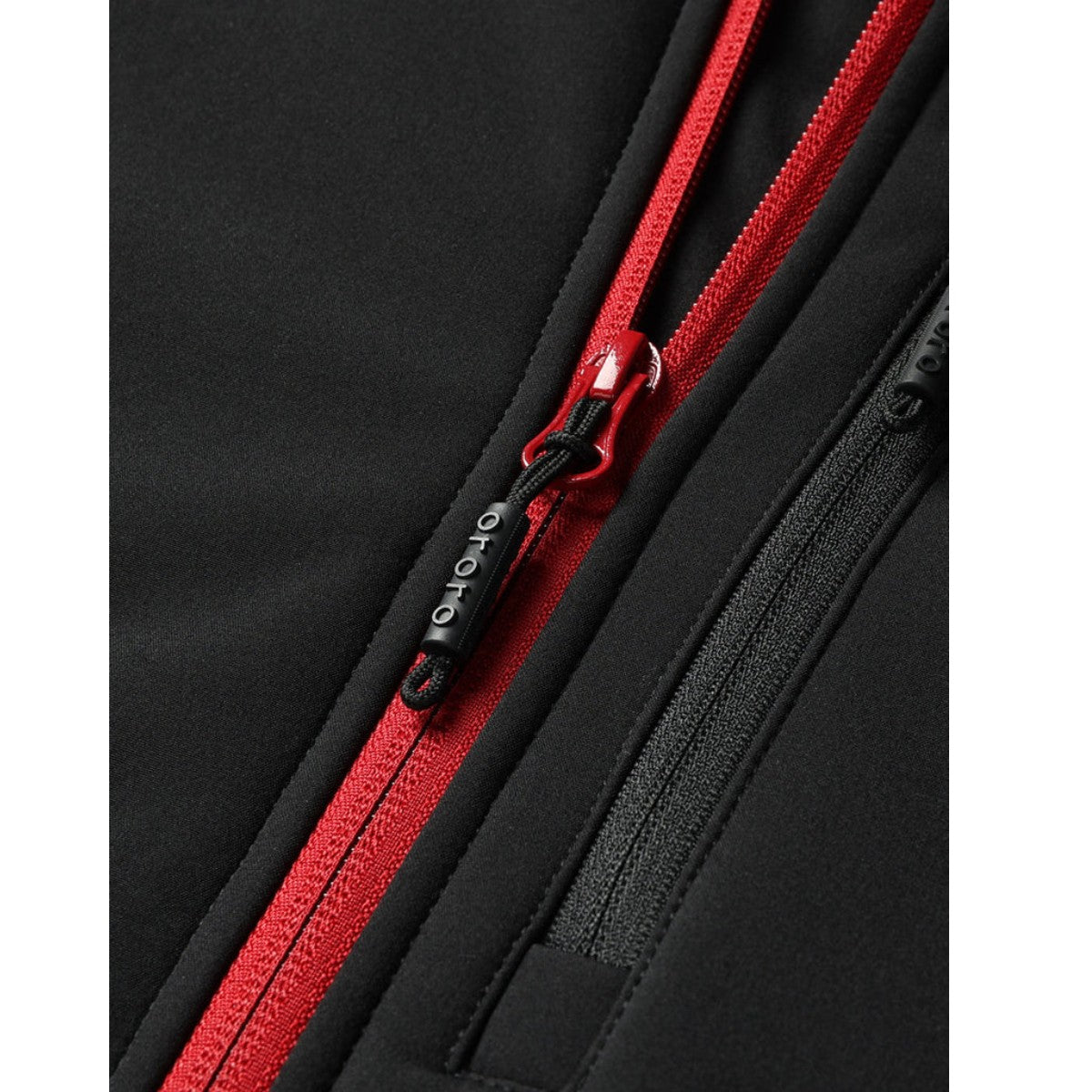 *CLEARANCE - FINAL SALE* Ororo Women's 4 Zone Heated Classic Jacket - Black / Red