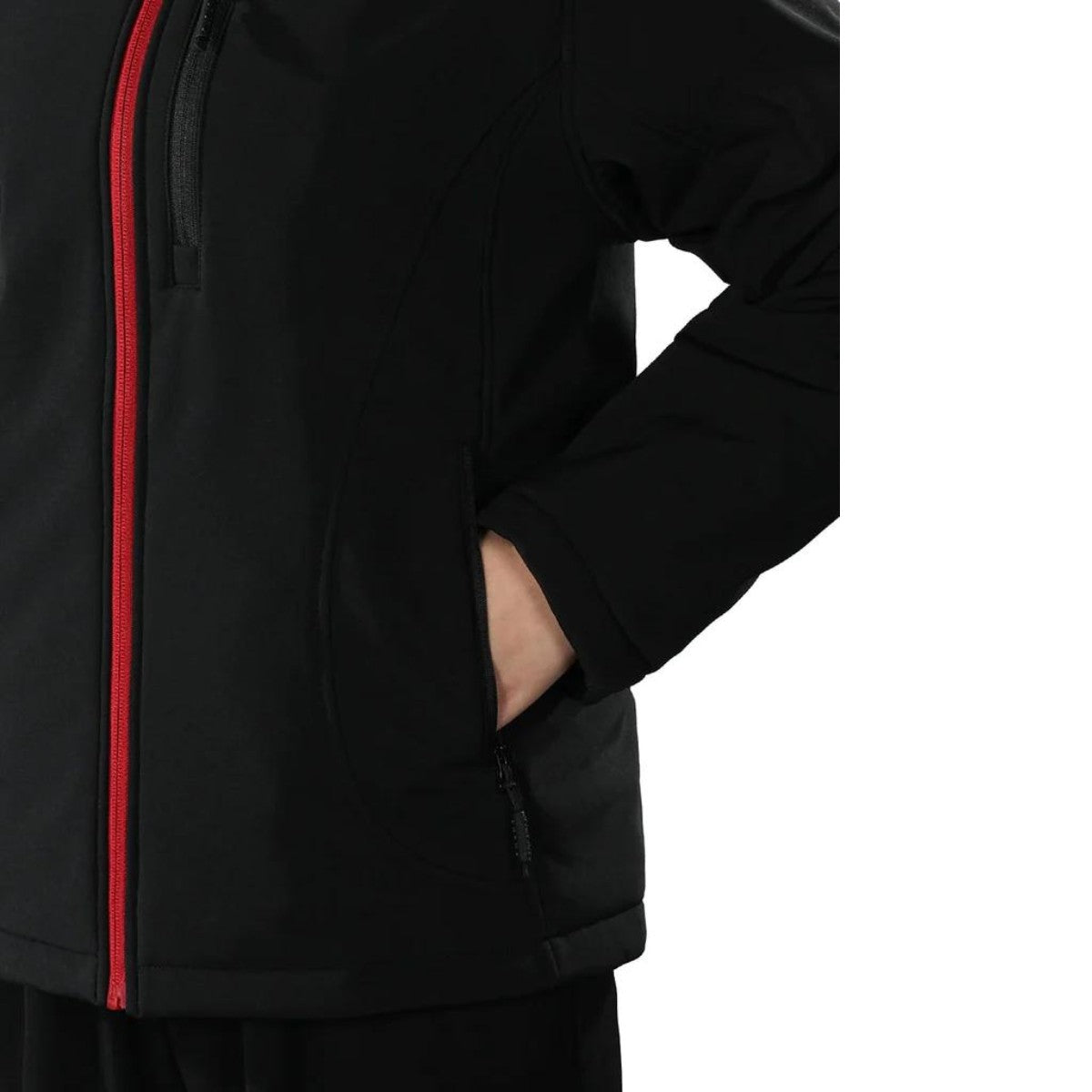 *CLEARANCE - FINAL SALE* Ororo Women's 4 Zone Heated Classic Jacket - Black / Red