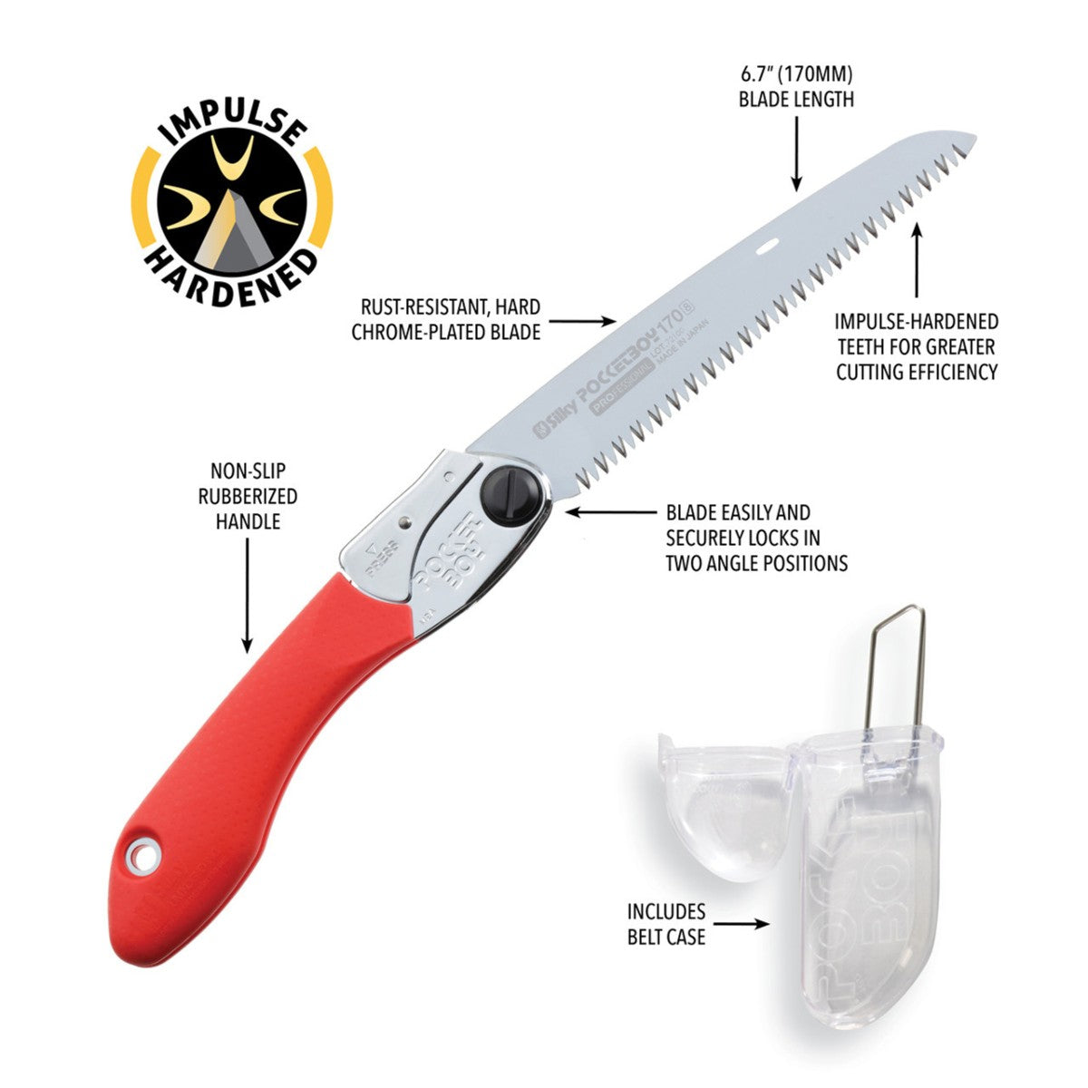 Silky Saws Pocketboy 170 MM Folding Saw - Large Teeth **Dupicate SKU