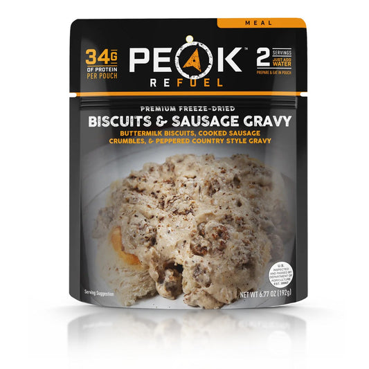 Peak Refuel Biscuits and Sausage Gravy Meal