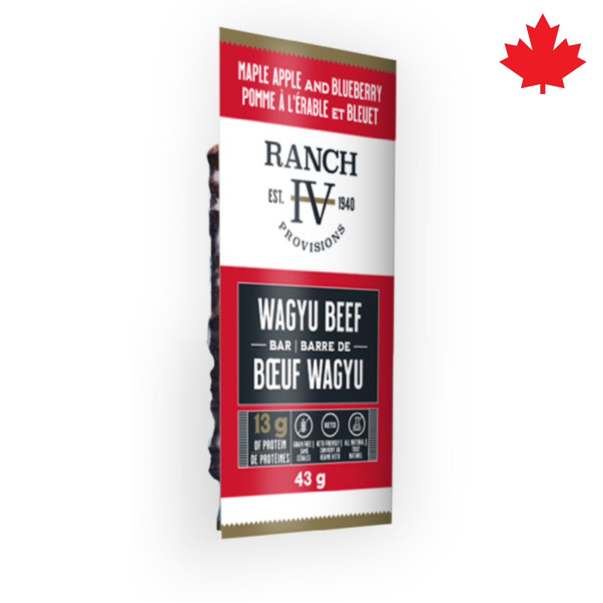 Ranch IV Maple Apple & Blueberry Wagyu Beef Bar