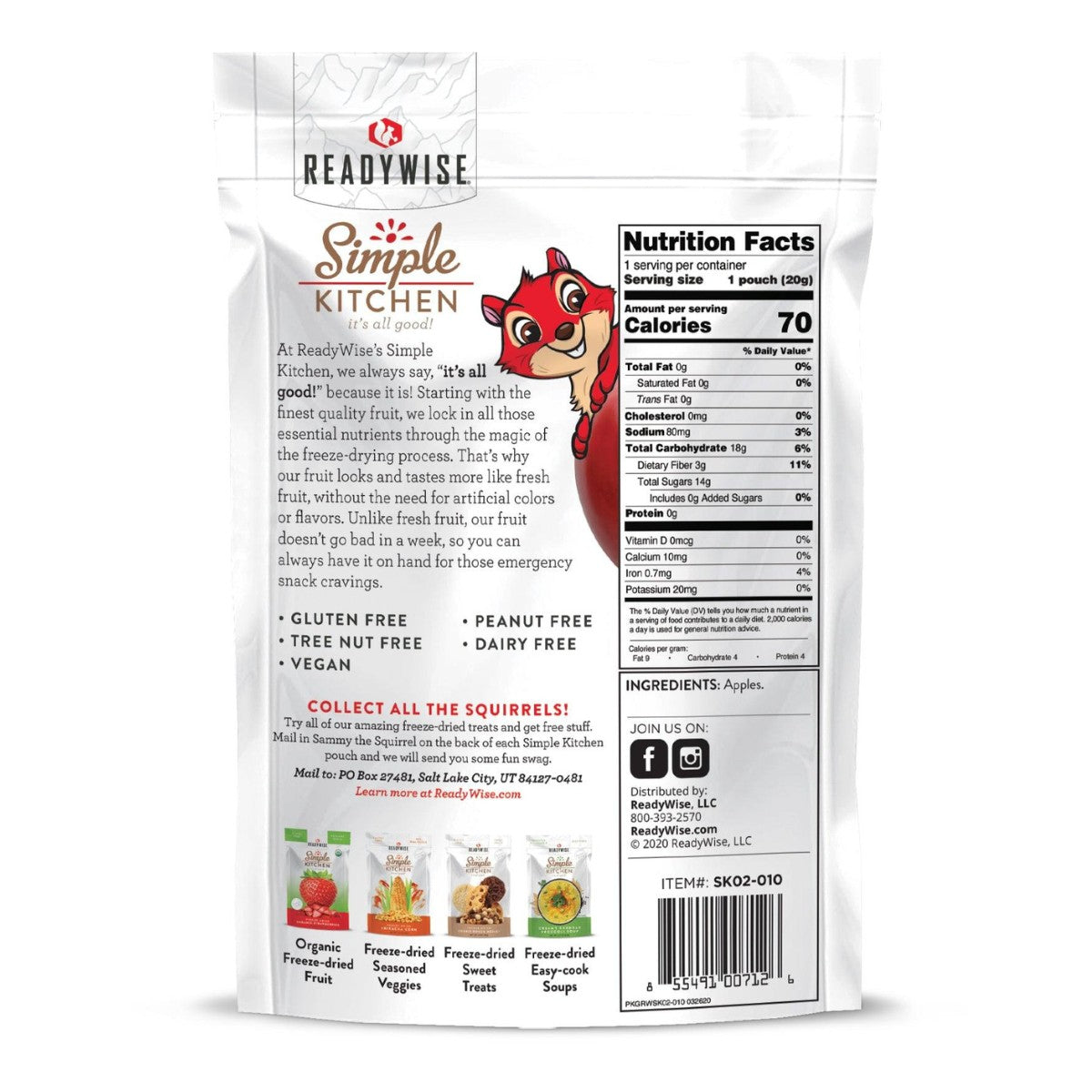 ReadyWise 6 CT Case Simple Kitchen Sweet Apples