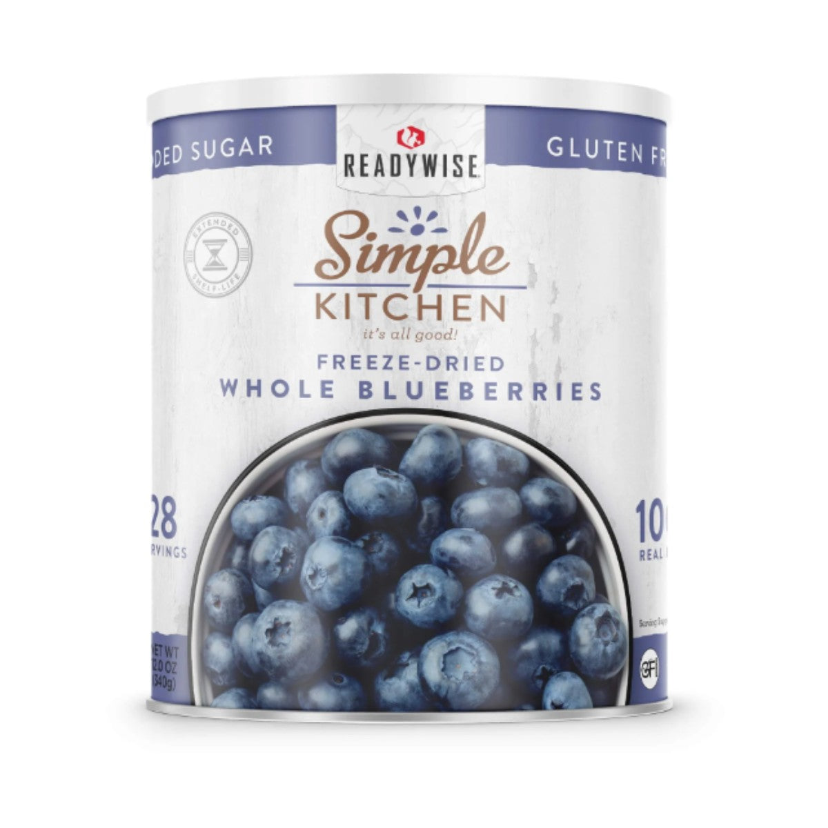 ReadyWise Simple Kitchen FD Whole Blueberries 28 Serving Can