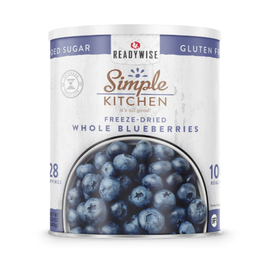 ReadyWise Simple Kitchen FD Whole Blueberries 28 Serving Can