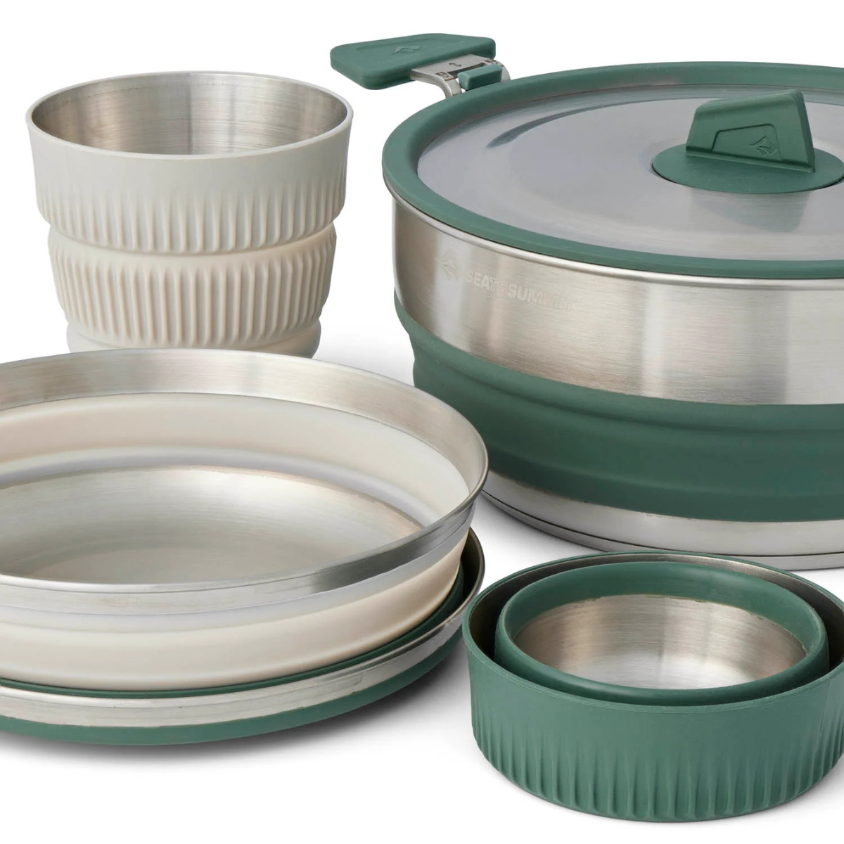 Sea to Summit Detour Stainless Steel One Pot Cook Set (5pc)