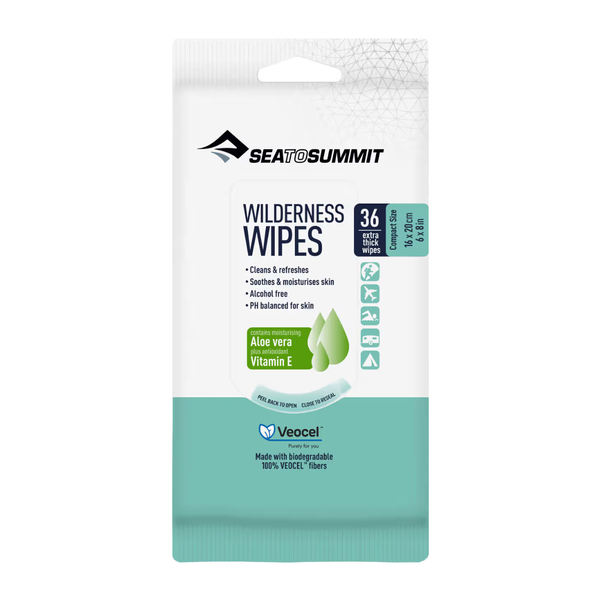 Sea to Summit Wilderness Wipes Compact