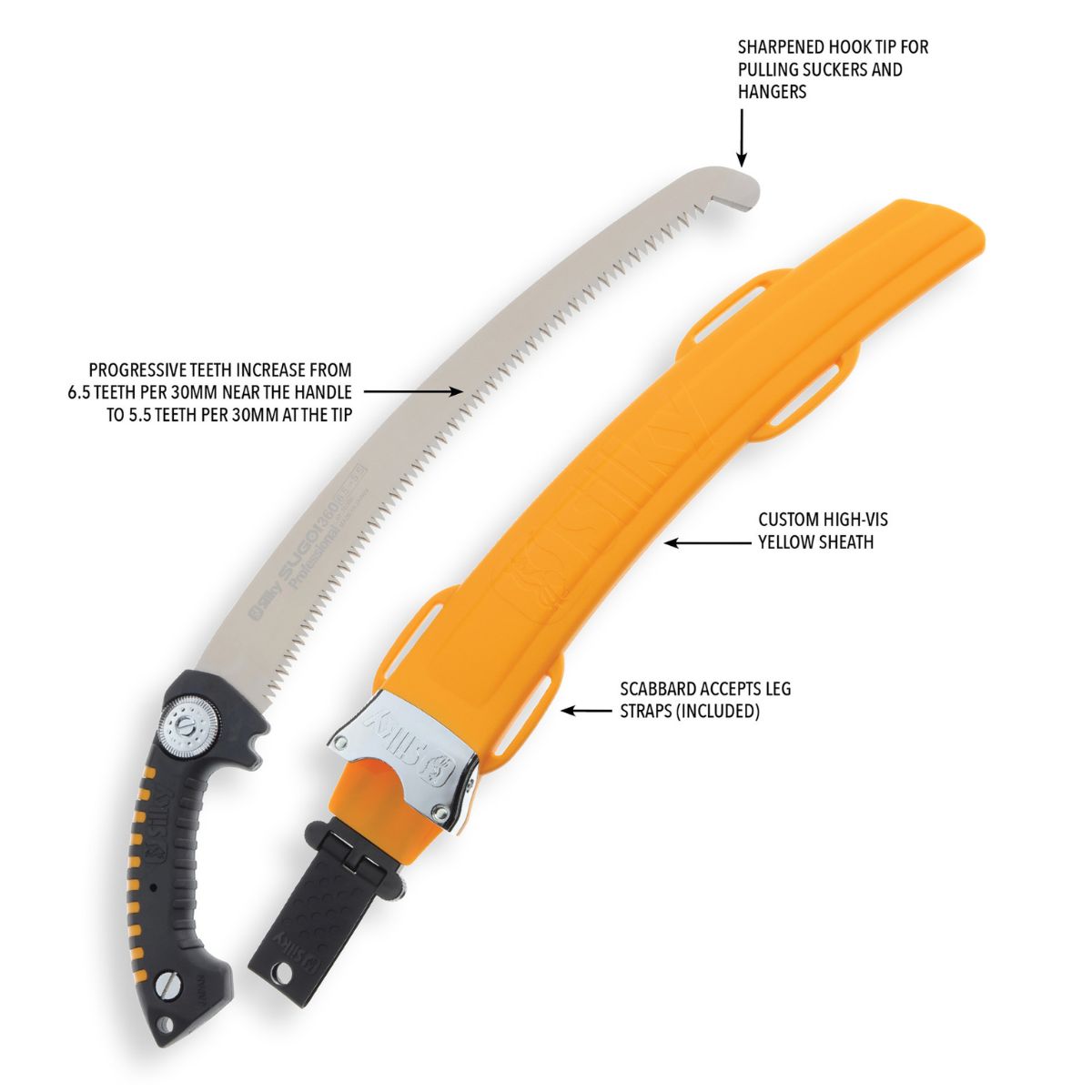Silky Saws Sugoi 360 MM Sheath Saw