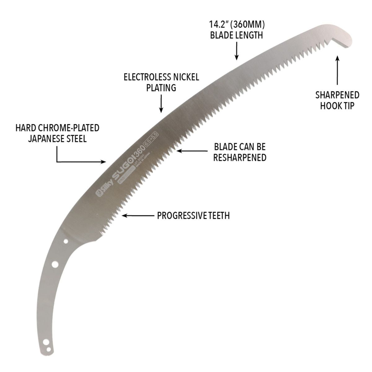 Silky Saws Sugoi 360 MM Sheath Saw