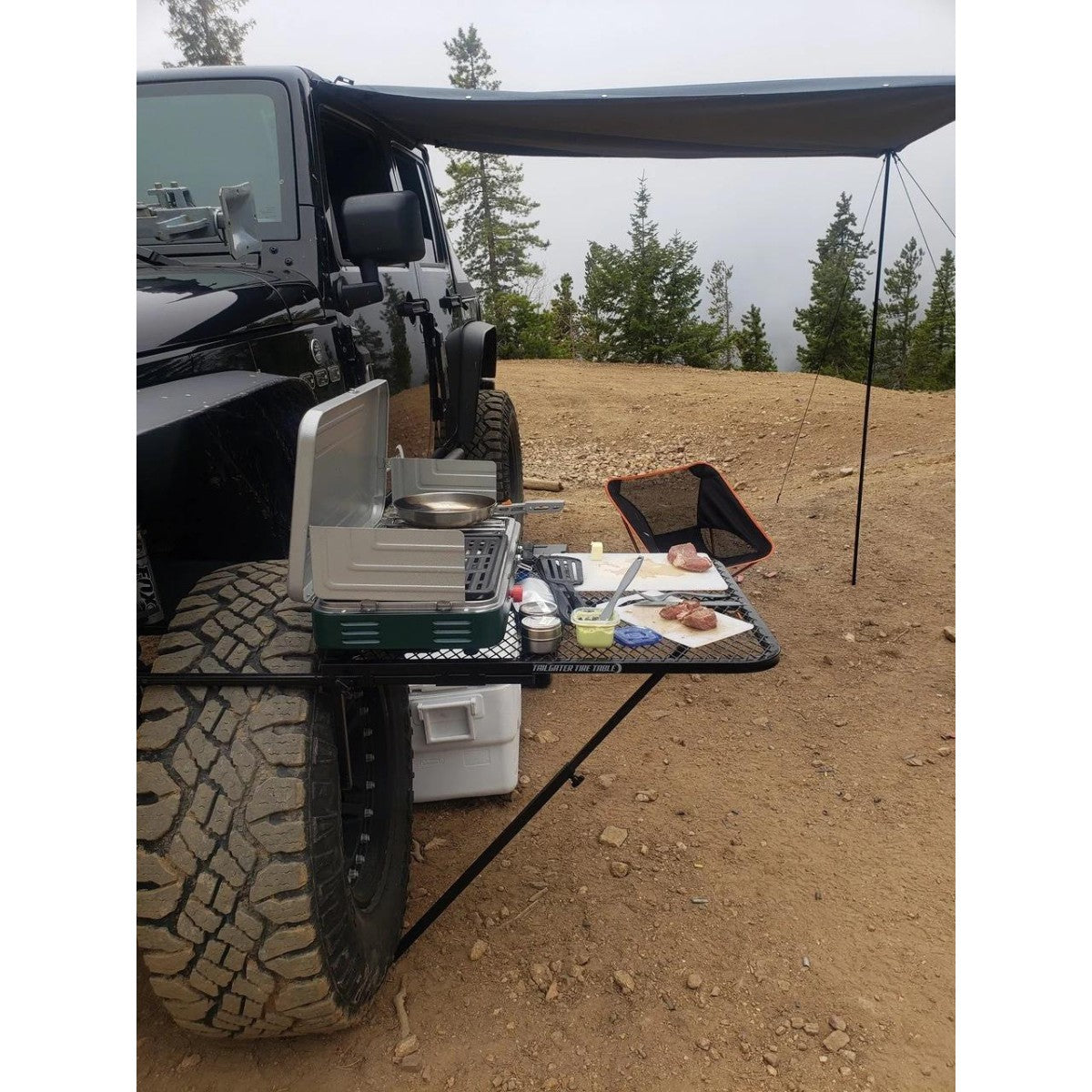 TailGater Tire Table - Aluminum