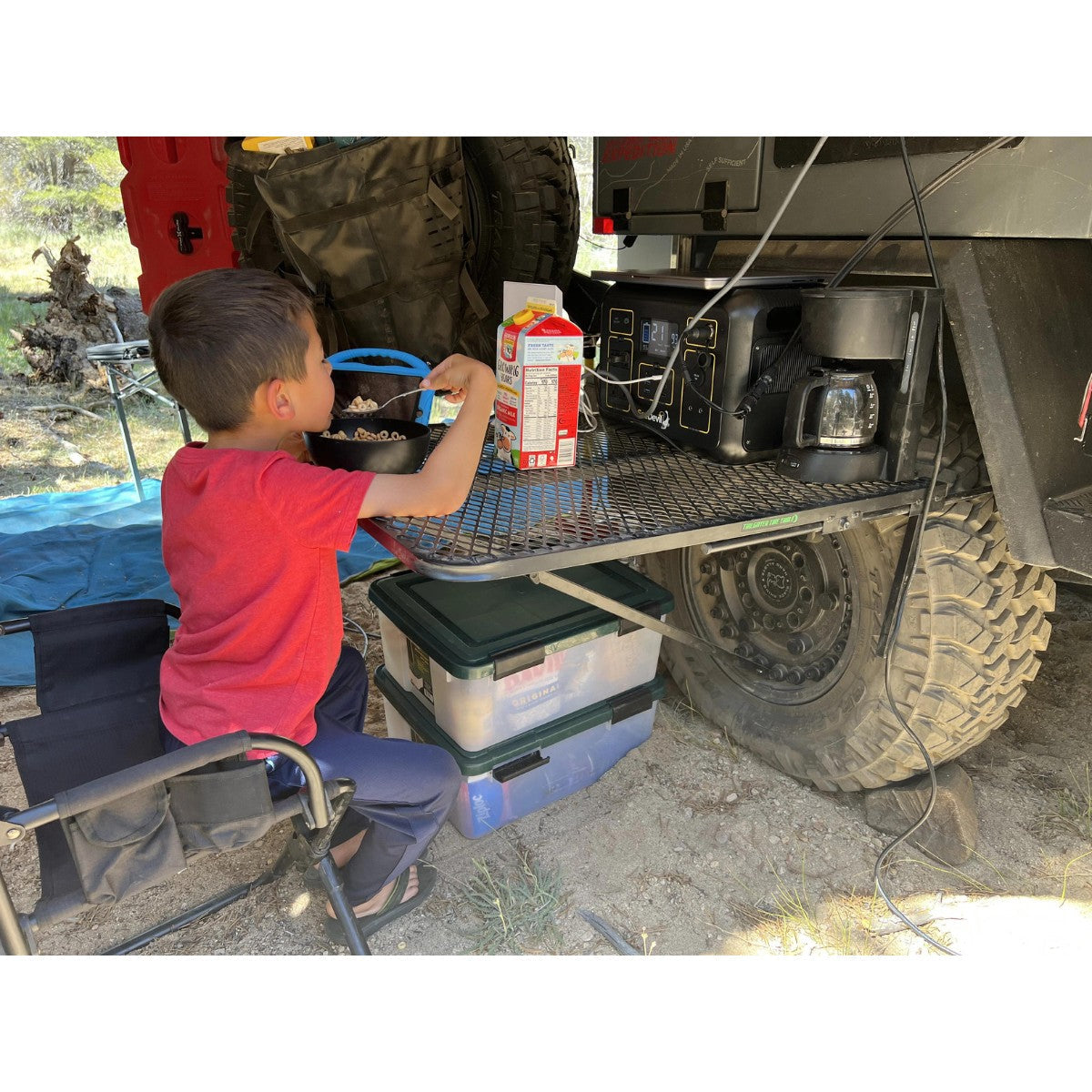 TailGater Tire Table - Aluminum