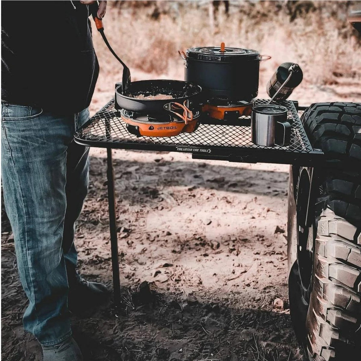 TailGater Tire Table - Steel
