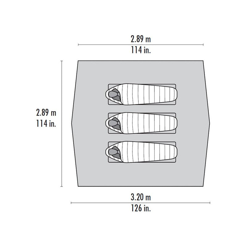 MSR Thru-Hiker 100 Wing Tarp / Shelter