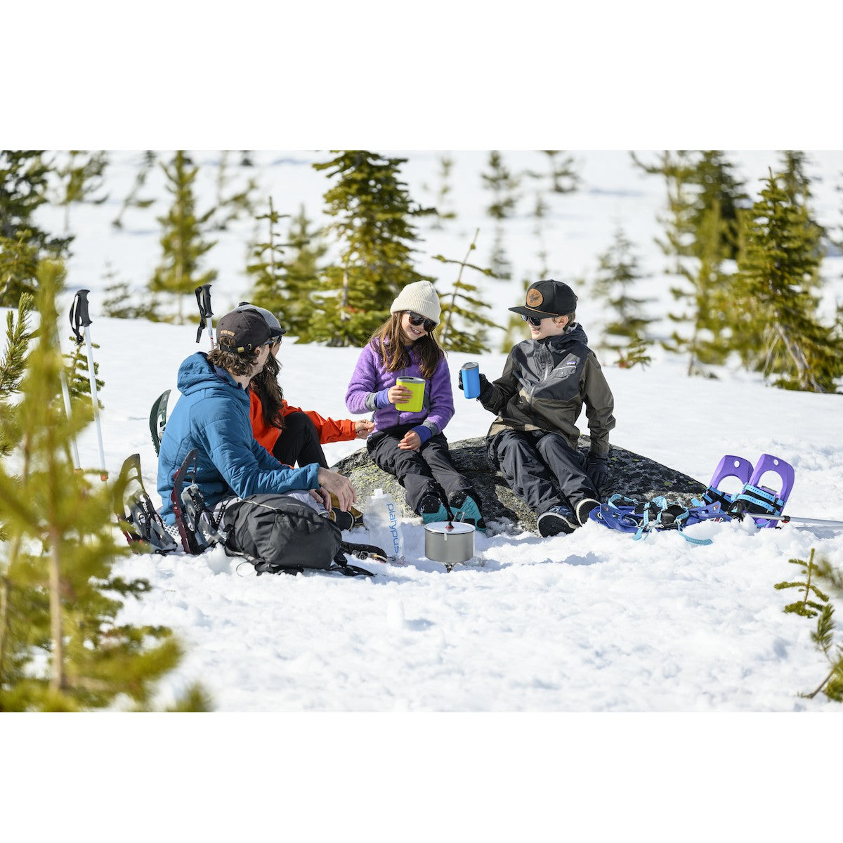 MSR Tyker Dino Green Children's Snowshoes