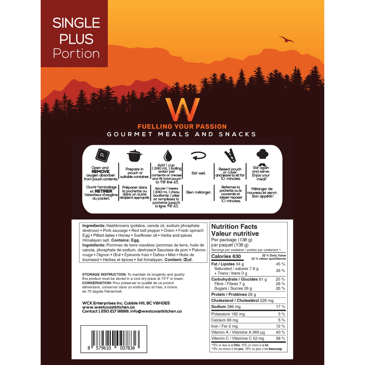 West Coast Kitchen Trailblazer Breakfast