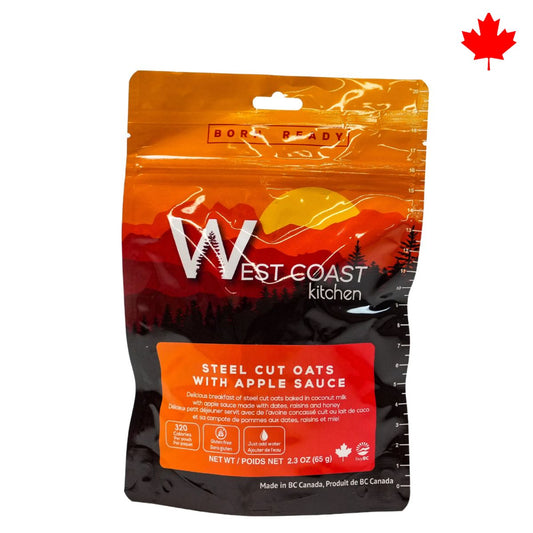 West Coast Kitchen Steel Cut Oats with Apple Sauce