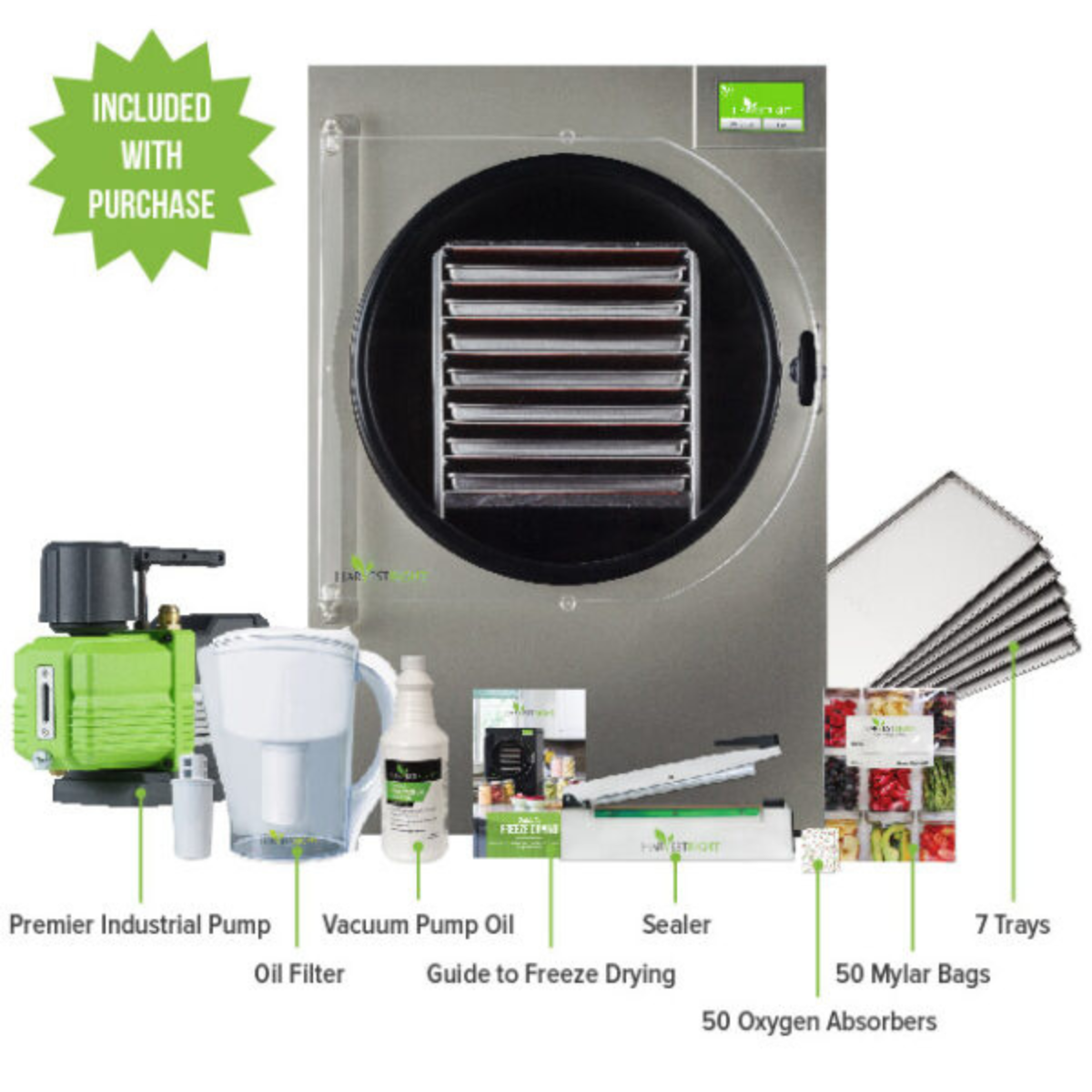 Harvest Right X-Large Home PRO Freeze Dryer With Starter Kit